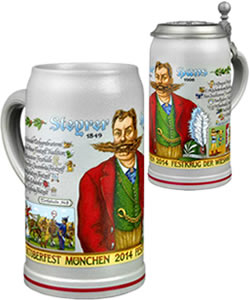 Wirtekrug München - Bavarian beer steins and mugs