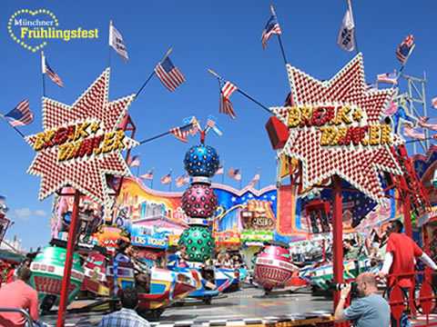 Action und Fun beim Frühlingsfest Theresienwiese - Spring Festival news and Munich tourist info
